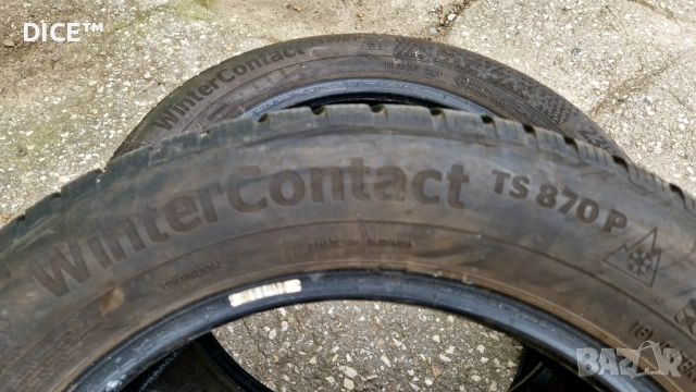 7.5мм 235/55/17 зимни гуми Continental TS870P. Континентал , снимка 8 - Гуми и джанти - 52560590
