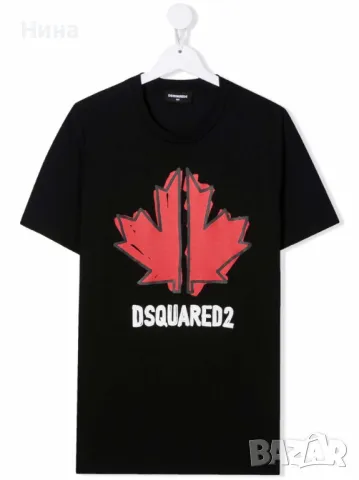 Детска тениска Dsquared2 в черен цвят 🍁, снимка 2 - Детски тениски и потници - 50176057