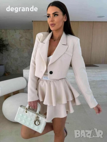 Комплект пола и сако , снимка 2 - Костюми - 51383344