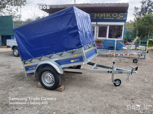 Туристическо, самосвално ремарке VESTA LIGHT 17 с брезент и шпригли, снимка 7 - Ремаркета - 52212198