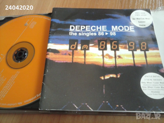 Depeche Mode - The Singles 86-98 двоен матричен диск