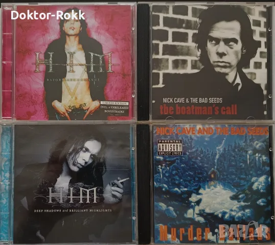 Nick Cave & the bad seeds  + HIM - аудио дискове 