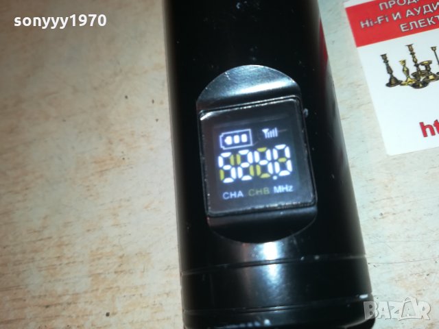 WIRELESS MICROPHONE 524.0MHZ 2410212022, снимка 6 - Микрофони - 34569963