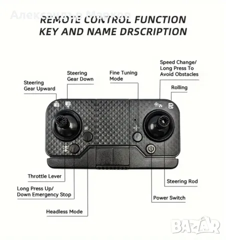 Сгъваем Дрон GD95, FPV 4K Камера с Нощно Виждане, Сив, снимка 9 - Дронове и аксесоари - 48284734