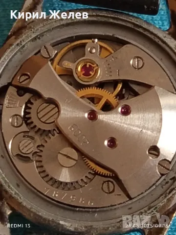 Стар механичен часовник дамски Заря СССР 17 камъка работи за части ремонт КОЛЕКЦИЯ 35432, снимка 6 - Антикварни и старинни предмети - 50396869