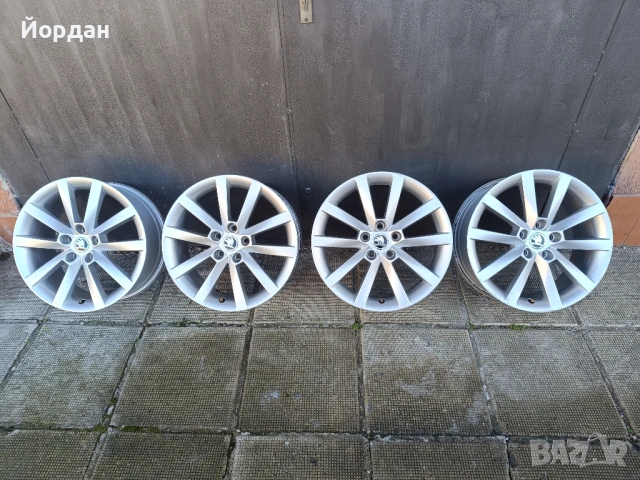  ОРИГИНАЛНИ джанти 18 ' цола 5x112 57,1 Шкода Октавия / Skoda Octavia ET51, снимка 6 - Гуми и джанти - 53025333