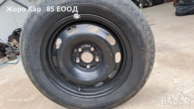 1 брой 15 цолова желязна джанта 5х100 за Ауди А3/Audi A3, снимка 12 - Гуми и джанти - 49759910
