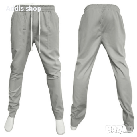 Мъжки ежедневни едноцветни панталони, 5цвята , снимка 15 - Панталони - 44825328