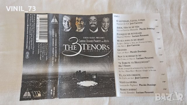  Carreras - Domingo - Pavarotti-With Mehta – The 3 Tenors In Concert 1994, снимка 2 - Аудио касети - 42484180
