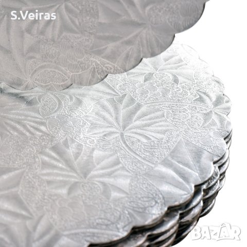 5 Броя Ламинирани Вълнообразни Подложка за Торта 3.5 мм, снимка 6 - Други - 40265917