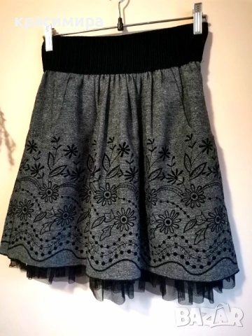 Сет пола и жилетка плетиво, снимка 2 - Поли - 53101353