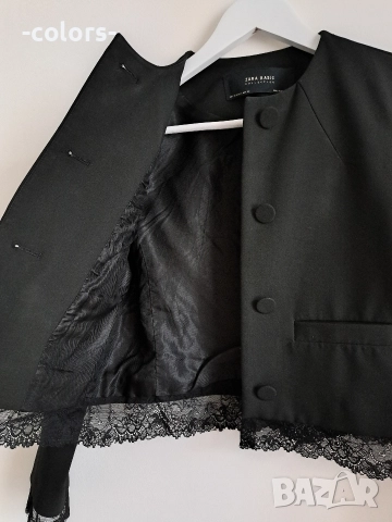 Сако с дантела Zara, снимка 6 - Сака - 52592661
