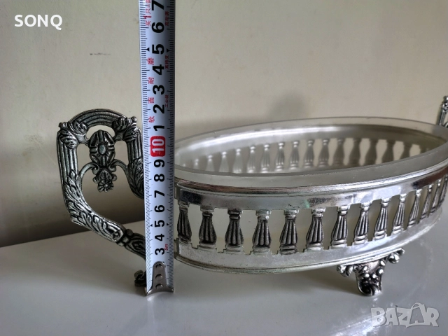 Невероятно Красив Посребрен Съд, снимка 5 - Антикварни и старинни предмети - 51782915