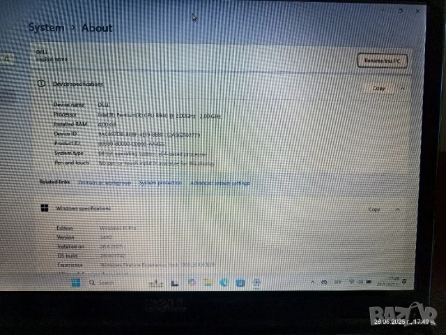 Продавам Dell Inspiron N5110, снимка 4 - Лаптопи за дома - 50833090