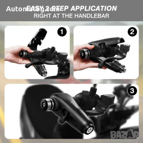 Катинар с аларма за мотор Automat, За ел. тротинетка, Вело, АТВ, снимка 5 - Аксесоари и консумативи - 48143705