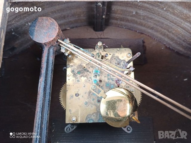 Оригинален стар каминен настолен часовник Механичен каминен часовник, снимка 11 - Антикварни и старинни предмети - 35934036