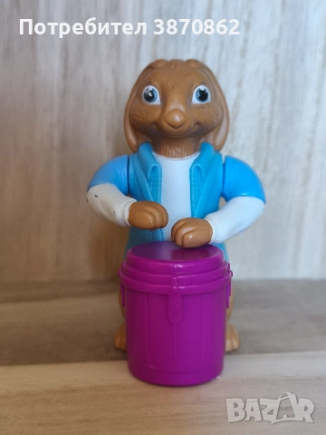 Burger King 2011 HOP Bunny E.B. Rabbit with Bongo Drum