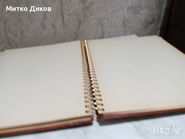 Папка дебела естествена кожа скицник с рисунка от соца 27х33см  и малка дракон 233х165мм, снимка 5 - Ученически пособия, канцеларски материали - 55953940