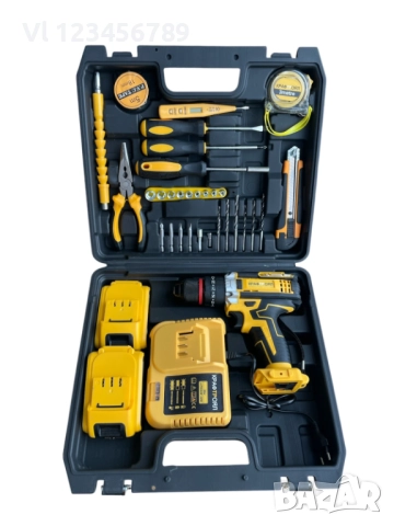 Ударен Винтоверт KraftRoyal 36V 8Ah две батерии 