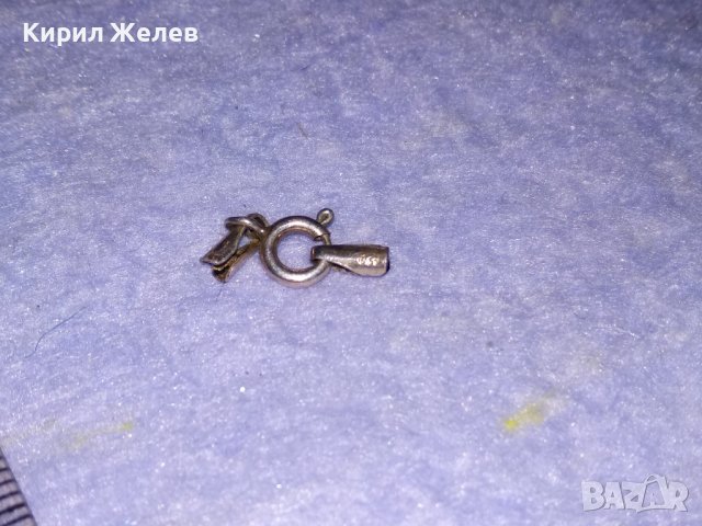 СРЕБЪРНА КАРАБИНКА за НЕЖНА ГРИВНА или КОЛИЕ СРЕБРО 925 ЗАКОПЧАЛКА за ВЕРИЖКА 32383, снимка 5 - Други - 39229493