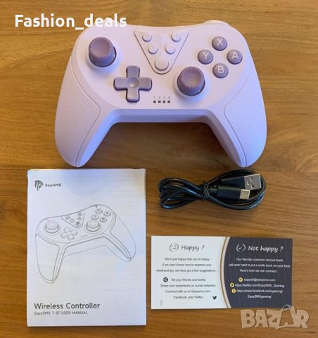 Нов Bluetooth безжичен контролер джойстик за конзола Nintendo Switch Подарък геймър игри, снимка 8 - Аксесоари - 42395306