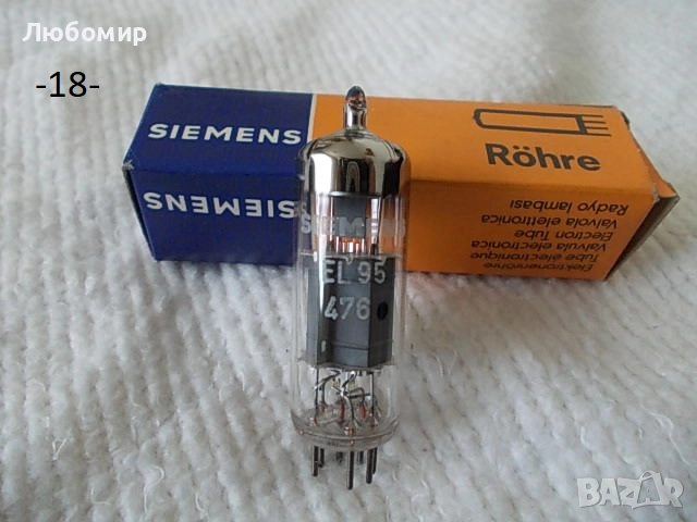 Радиолампи EF / EL - списък, снимка 12 - Друга електроника - 51157020