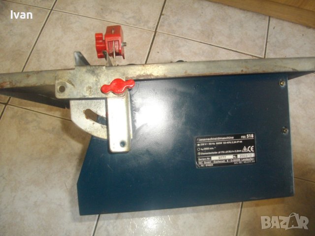 Немска Профи Ел.Машина За Мокро/Сухо Рязане Плочи/Плочки-500W/ф178мм/Вана Вода/Паралел-ALPHA TOOLS, снимка 13 - Други инструменти - 41381328