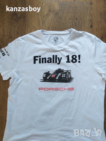 porsche driver's selection finally 18 - страхотна фенска тениска КАТО НОВА, снимка 5 - Тениски - 40901251