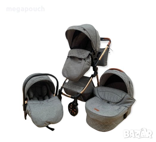Многофункционална Бебешка количка 3 в 1, L-Sun, снимка 5 - Детски колички - 41644551