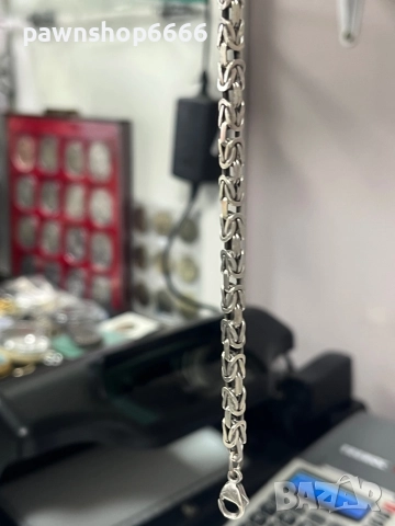 Сребърна гривна 925, снимка 3 - Гривни - 52909555