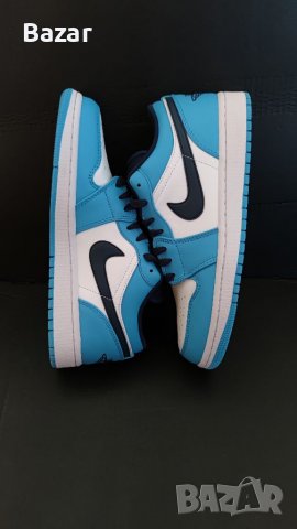 Nike Air Jordan 1 Low unc сини обувки маратонки размер 43 номер 42 налични маратонки нови ниски, снимка 7 - Маратонки - 39190651