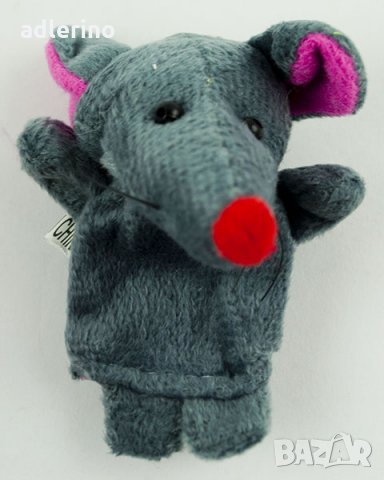 Куклени плюшени талисмани за пръсти, Животинки, комплект 10 броя, напръстници, куклен театър , снимка 5 - Плюшени играчки - 34533212