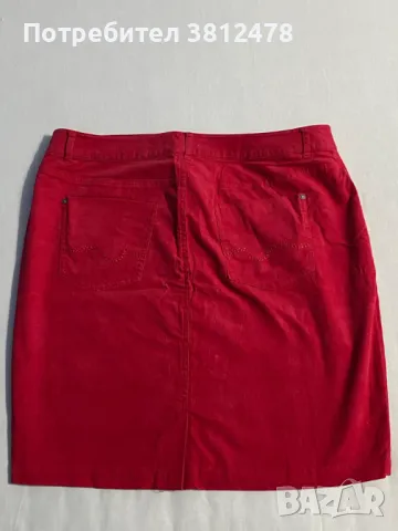 ORSAY Джинсова червена пола , снимка 2 - Поли - 48657089