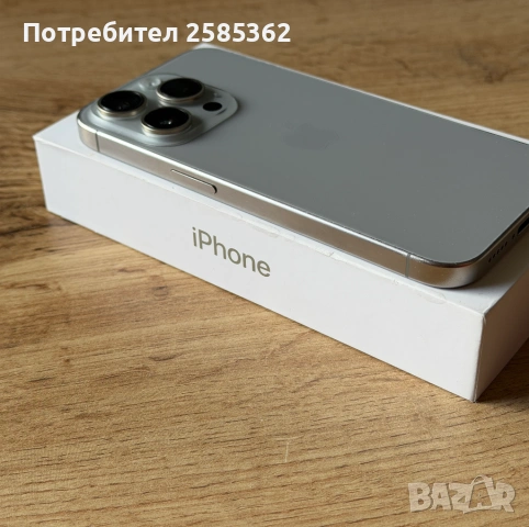iPhone 15 Pro 128 Gb Natural Titanium, снимка 8 - Apple iPhone - 53140226