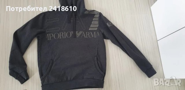 Emporio Armani EA7 Hoodie  Mens Size M ОРИГИНАЛ! Мъжки Суичер!, снимка 8 - Суичъри - 48214133
