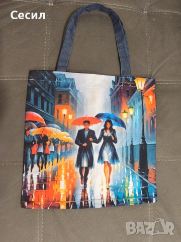 Текстилни чанти за пазар,училище,плаж,разходка, снимка 4 - Чанти - 51825041