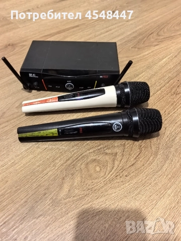 AKG SR 40 Двоен безжичен микрофон, снимка 2 - Микрофони - 52488698
