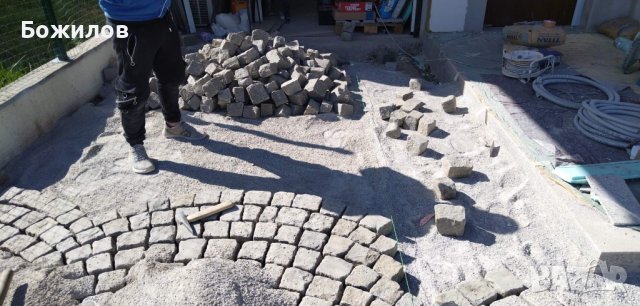 Редене на павета в София, редене на тротоарни плочки и бордюри,  редене гранитни павета , снимка 13 - Други ремонти - 37291244