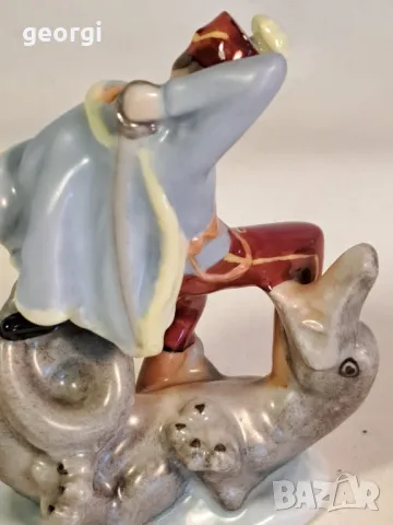 унгарска порцеланова фигура хусар Herend , снимка 4 - Колекции - 49805669