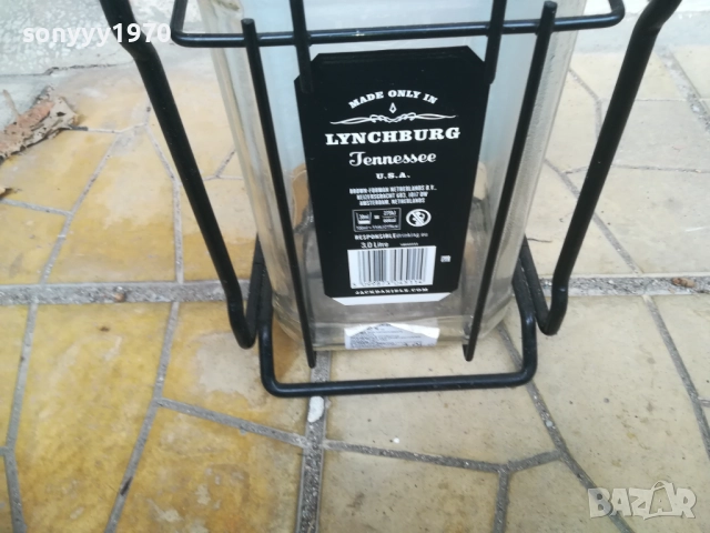 JACK DANIELS 3L-ГОЛЯМО ПРАЗНО ШИШЕ С МЕТАЛНА ЛЮЛКА 1611251811, снимка 17 - Колекции - 52433666