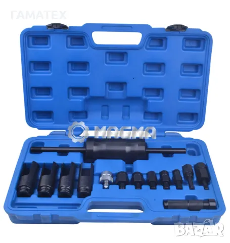 Комплект обратен чук за вадене на Common rail дюзи 14 ч., 50348 Подходящ за бързо и надеждно отстран