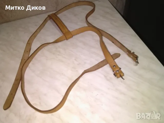 Кукерски колани два в един по 100см и на 20мм могат и пооделно естествена кожа, снимка 2 - Колани - 48999229