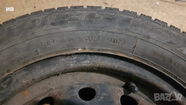 4 бр. зимни гуми + джанти 185/65/14 , снимка 4 - Гуми и джанти - 53591502