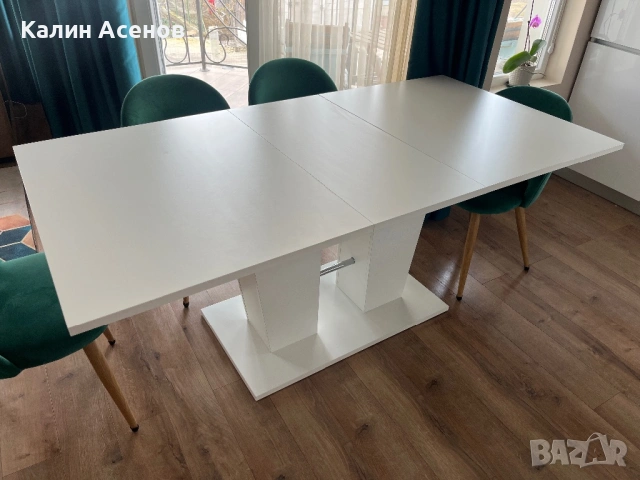 Разтегателна трапезна маса, снимка 4 - Маси - 53693821