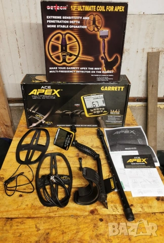 Металотърсач /Металдетектор Garrett ace APEX , снимка 2 - Друга електроника - 53393520