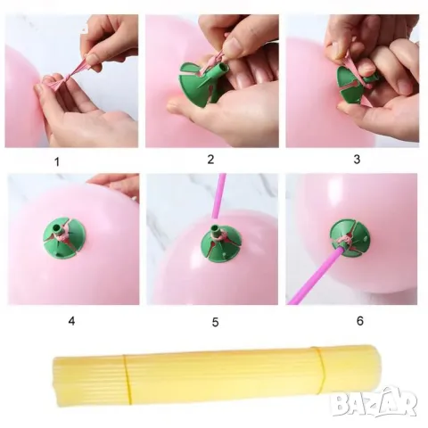 5196 Дръжка за балони пръчка държач за балон, снимка 3 - Други стоки за дома - 47277168