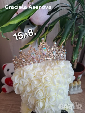 Сватбени Корони-Тиари , снимка 6 - Аксесоари за коса - 51185178