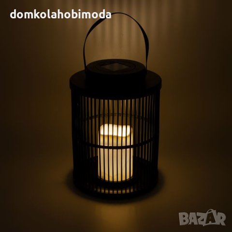Соларен фенер настолен, за окачване, Тип пламък 18x26 cm