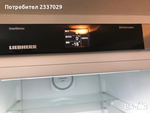 Ком.хладилник:Либхер-Инокс-1год гаранция,тъч скрин дисплей,клас:А+++\шир:60см/вис:2м/дъл:65см,, снимка 4 - Хладилници - 53616498