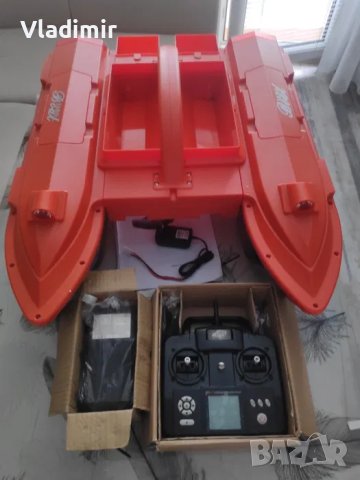 Лодка за захранка JABO 5CG с GPS, Сонар и 2бр. батерии, снимка 4 - Екипировка - 42010715